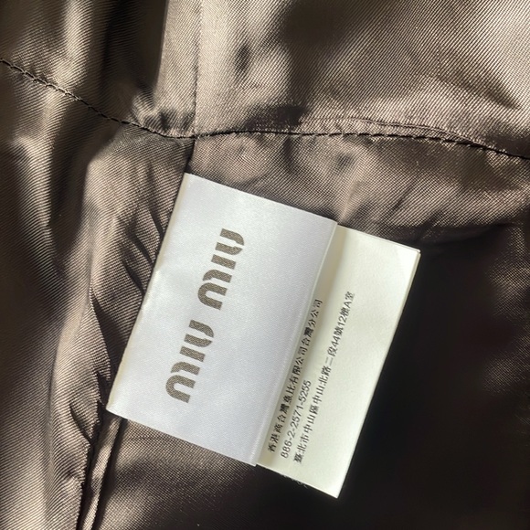 Miu Miu purple coat, fully lined, like new, size 40 - Picture 11 of 13